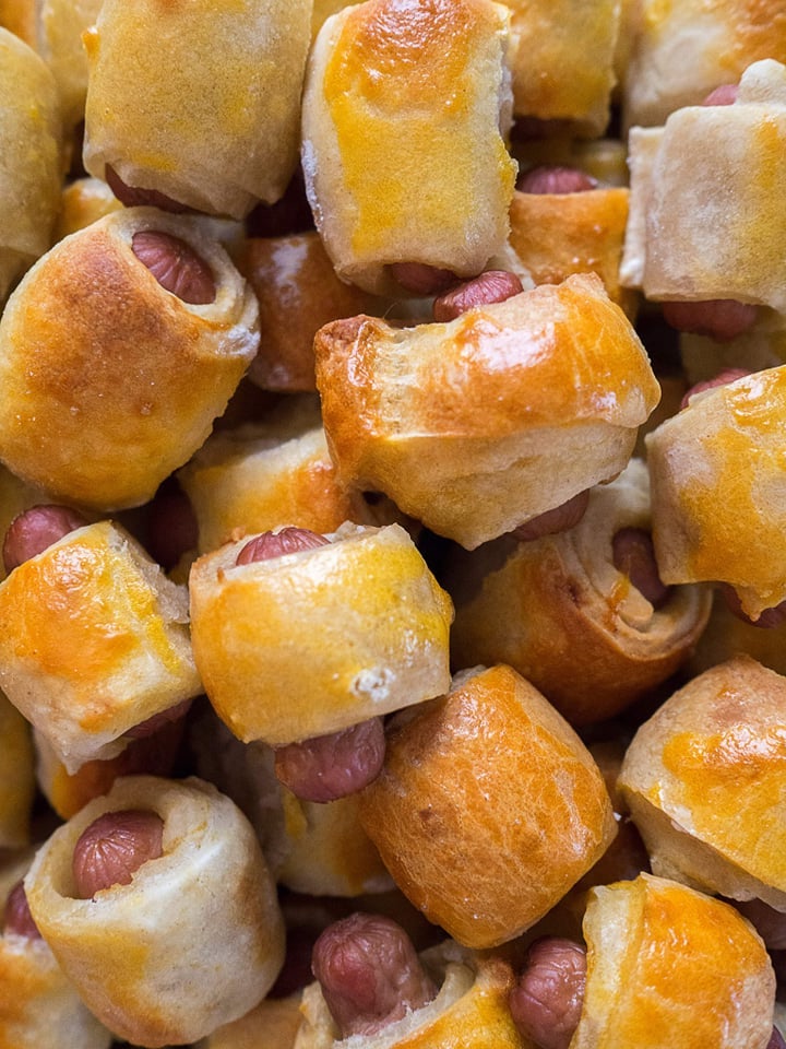 Enroladinhos de salsicha